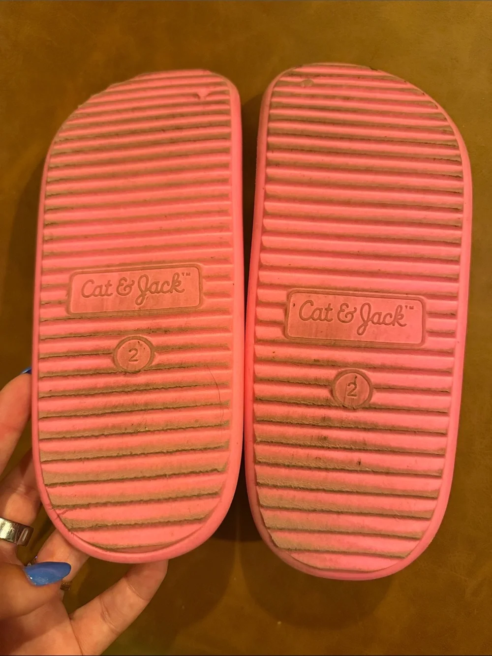 Cat & Jack Pink Slide Sandals for Kids